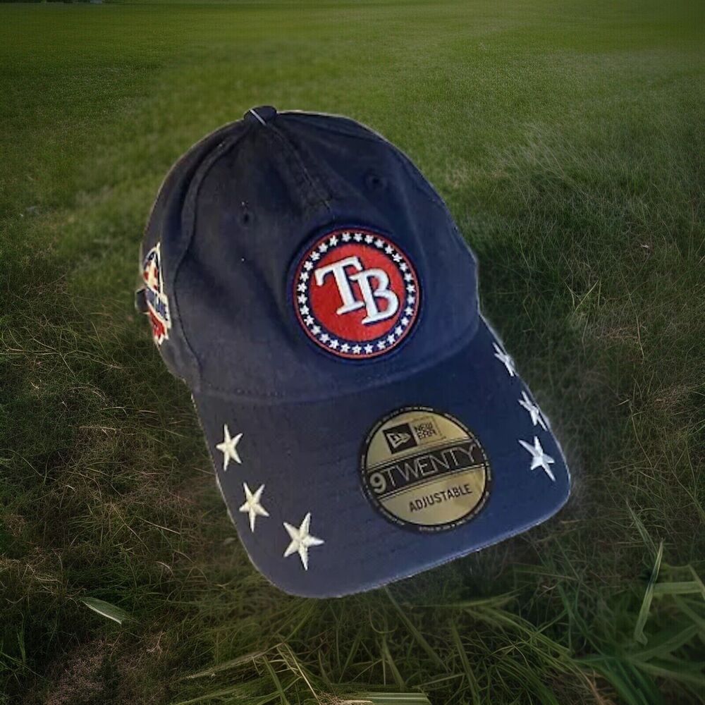 TAMPA BAY RAYS ALL-STAR NEW ERA HAT 9TWENTY ADJUSTABLE MLB BASEBALL CAP NAVY NEW